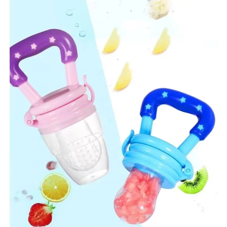 Chupeta NutriKids - Kit 2 Chupeta Alimentadora Introdução Alimentar de Silicone