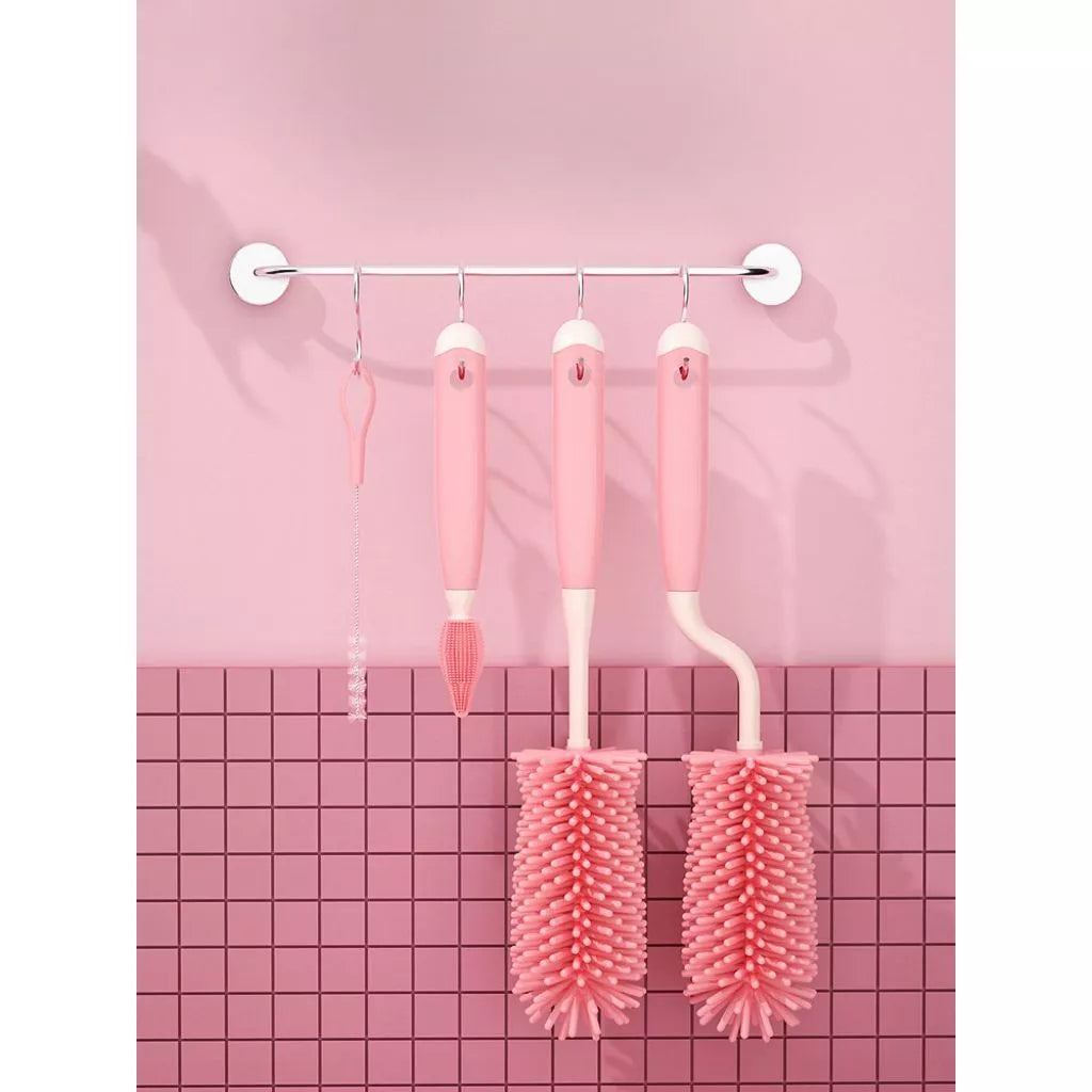 Kit Lave Fácil - kit 4un Escova de lava mamadeira