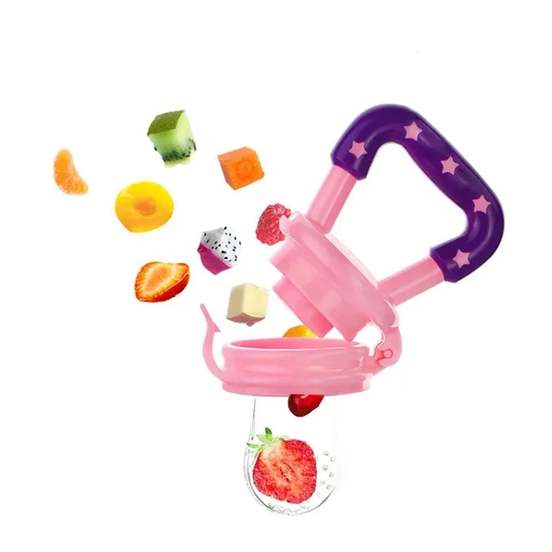 Chupeta NutriKids - Kit 2 Chupeta Alimentadora Introdução Alimentar de Silicone