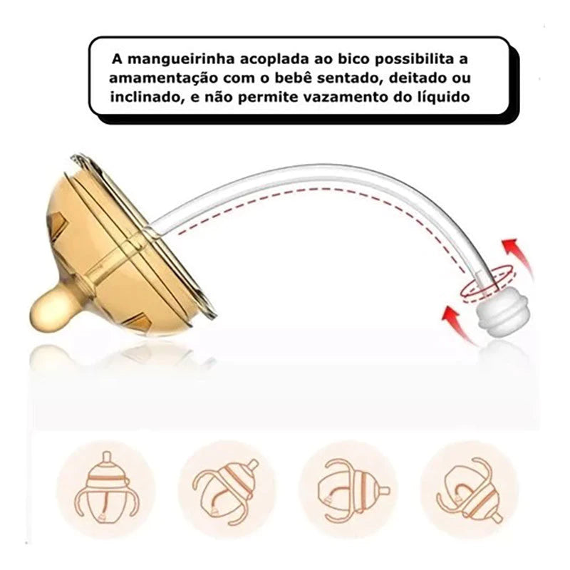 AntiCólica Plus - Mamadeira Silicone Anticólica e Anti Refluxo