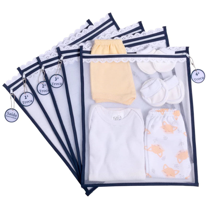 Organiza Tudo - Saquinhos Maternidade Organizadores para Bolsa Maternidade