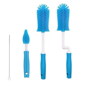 Kit Lave Fácil - kit 4un Escova de lava mamadeira