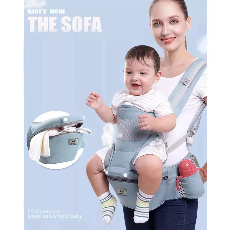 Porta Bebê Flex 3 em 1 - Canguru Para Bebê 0-3 Anos Ergonômico 3 Em 1