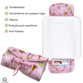 Troca Fácil - Trocador De Fralda Portátil Impermeável Dobrável